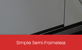 Simple Semi-Frameless Screens